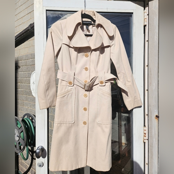 Club Monaco Moleskin Caron Trench Coat -size xs - Picture 16 of 16